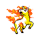 Rapidash in Silver