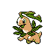 Bayleef, Front, in Gold & Silver