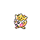 Togepi, Front, in Gold & Silver
