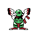 Xatu, Front, in Gold & Silver