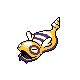 Dunsparce, Front, in Gold & Silver