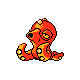 Octillery, Front, in Gold & Silver