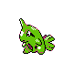 Larvitar, Front, in Gold & Silver