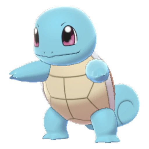 Squirtle, Front, in Sword & Shield: The Isle of Armor