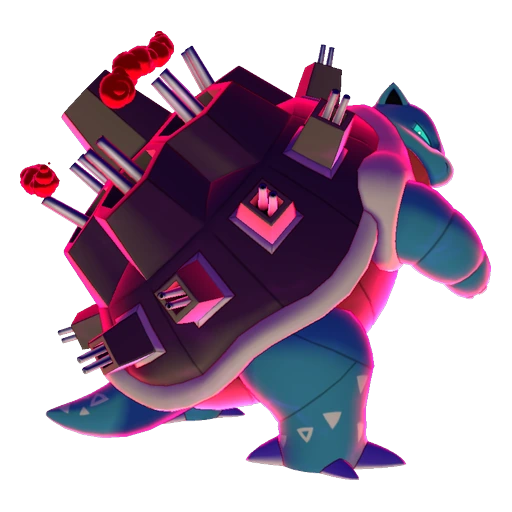 Blastoise Gigantamax, Front, in Sword & Shield: The Isle of Armor