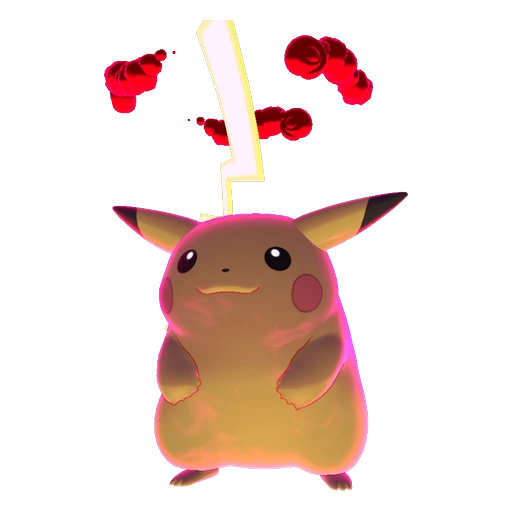 Pikachu Gigantamax, Front, in Sword & Shield