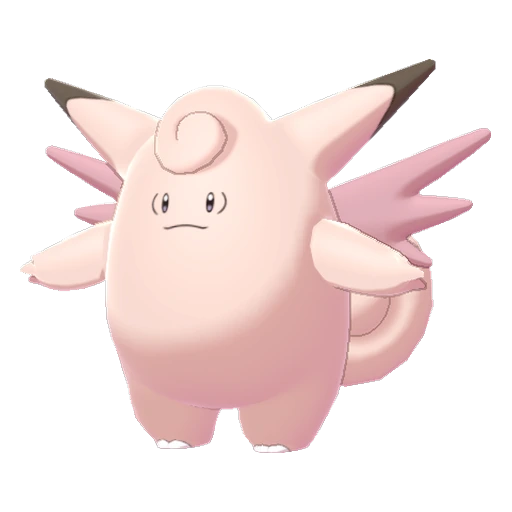 Clefable, Front, in Sword & Shield: The Isle of Armor