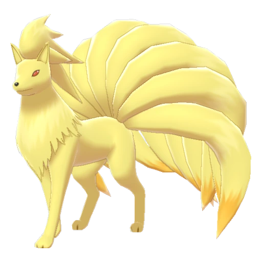 Ninetales, Front, in Sword & Shield: The Isle of Armor