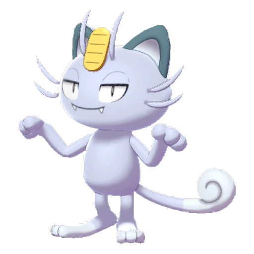 Meowth Alolan, Front, in Sword & Shield