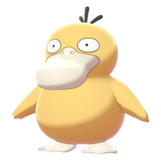 Psyduck, Front, in Sword & Shield: The Isle of Armor