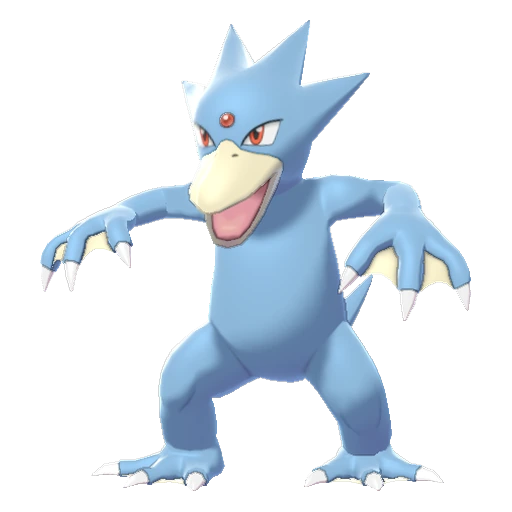 Golduck, Front, in Sword & Shield: The Isle of Armor