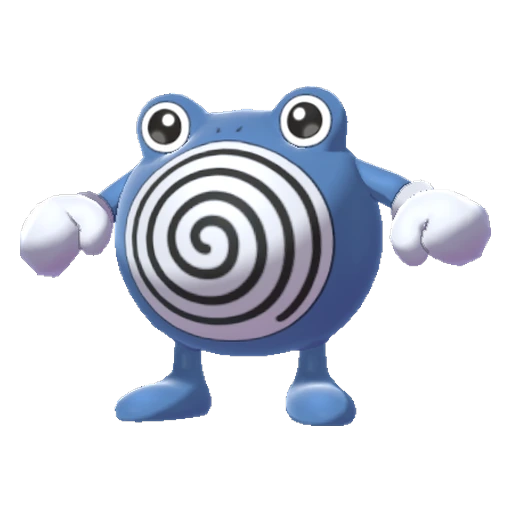 Poliwhirl, Front, in Sword & Shield: The Isle of Armor