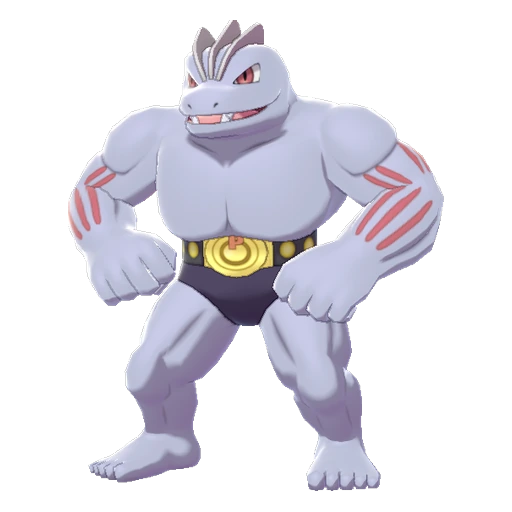 Machoke, Front, in Sword & Shield: The Crown Tundra