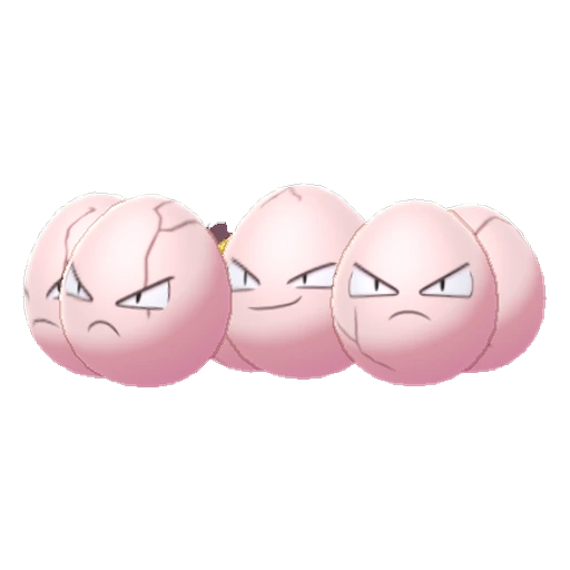 Exeggcute, Front, in Sword & Shield: The Isle of Armor
