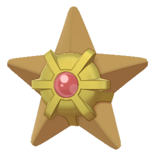 Staryu, Front, in Sword & Shield: The Isle of Armor