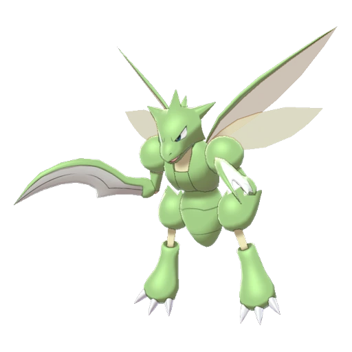 Scyther, Front, in Sword & Shield: The Isle of Armor