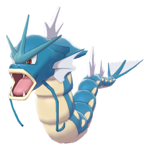 Gyarados, Front, in Sword & Shield: The Isle of Armor