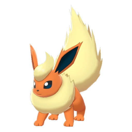 Flareon, Front, in Sword & Shield