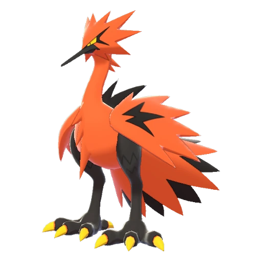 Zapdos Galarian, Front, in Sword & Shield: The Crown Tundra
