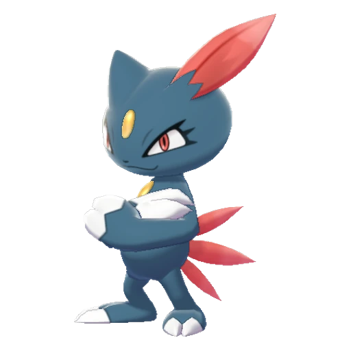 Sneasel, Front, in Sword & Shield: The Crown Tundra