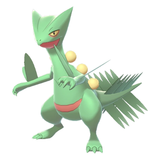 Sceptile, Front, in Sword & Shield: The Crown Tundra