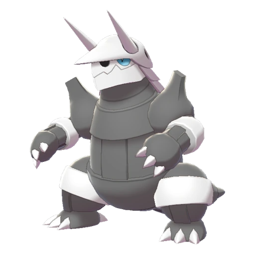 Aggron, Front, in Sword & Shield: The Crown Tundra