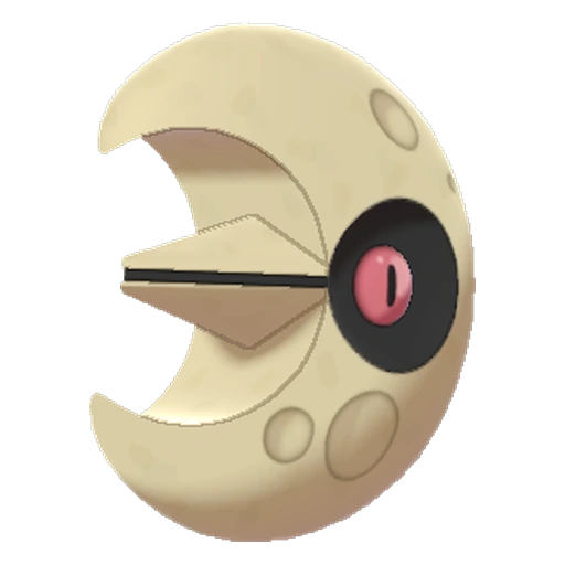 Lunatone, Front, in Sword & Shield