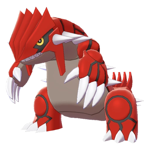 Groudon, Front, in Sword & Shield: The Crown Tundra