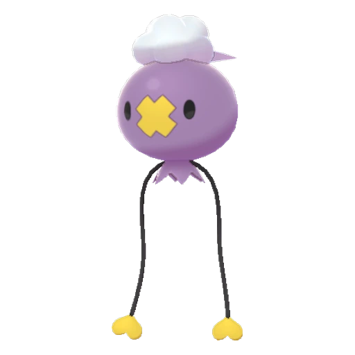 Drifloon, Front, in Sword & Shield: The Isle of Armor
