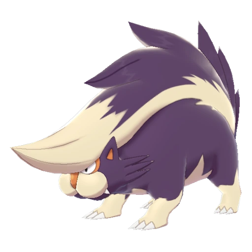 Skuntank, Front, in Sword & Shield: The Crown Tundra