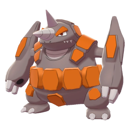 Rhyperior, Front, in Sword & Shield: The Isle of Armor