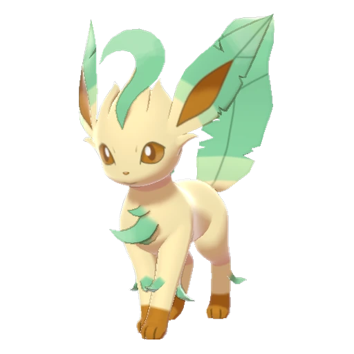 Leafeon, Front, in Sword & Shield: The Crown Tundra