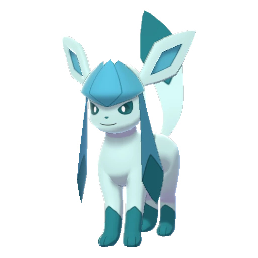 Glaceon, Front, in Sword & Shield: The Crown Tundra