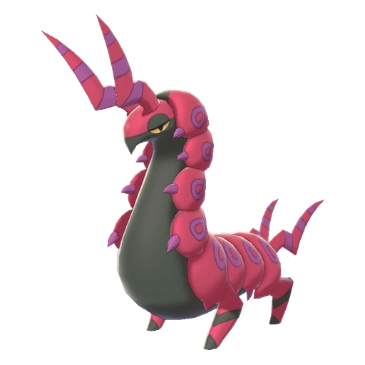 Scolipede, Front, in Sword & Shield: The Isle of Armor