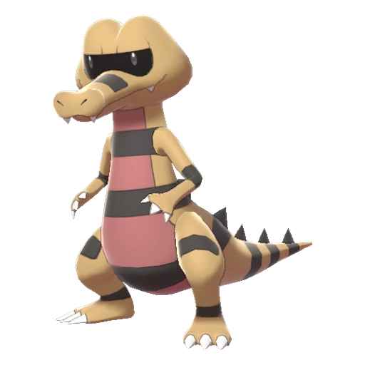 Krokorok, Front, in Sword & Shield: The Isle of Armor