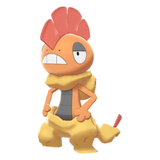 Scrafty, Front, in Sword & Shield