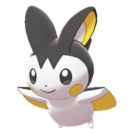 Emolga, Front, in Sword & Shield