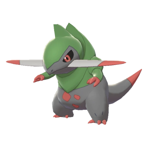 Fraxure, Front, in Sword & Shield: The Crown Tundra