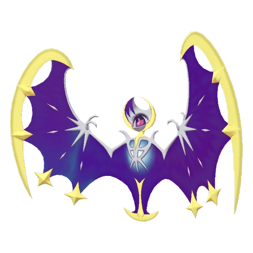 Lunala, Front, in Sword & Shield: The Crown Tundra