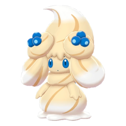 Alcremie Caramel Swirl Berry, Front, in Sword & Shield: The Crown Tundra