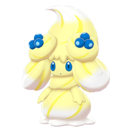 Alcremie Lemon Cream Berry, Front, in Sword & Shield: The Crown Tundra
