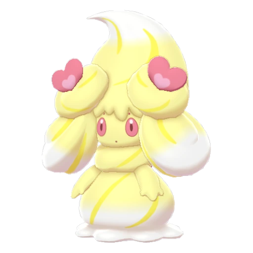 Alcremie Lemon Cream Love, Front, in Sword & Shield: The Crown Tundra