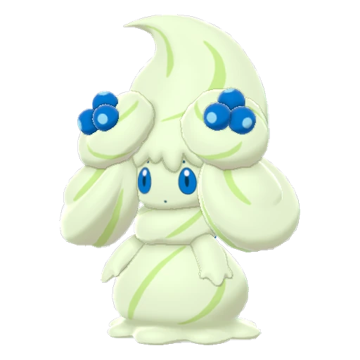 Alcremie Matcha Cream Berry, Front, in Sword & Shield: The Crown Tundra