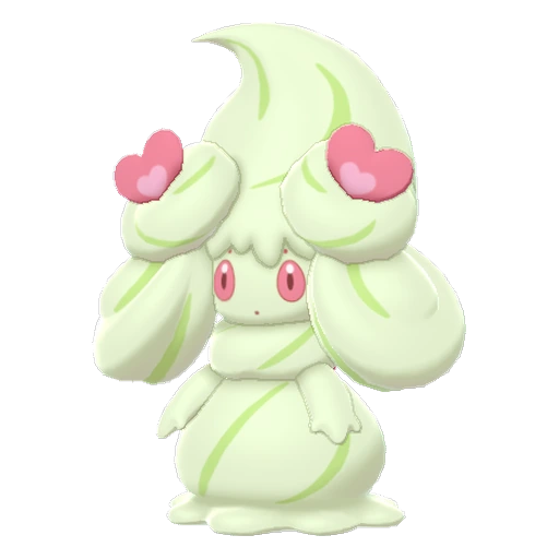 Alcremie Matcha Cream Love, Front, in Sword & Shield: The Crown Tundra