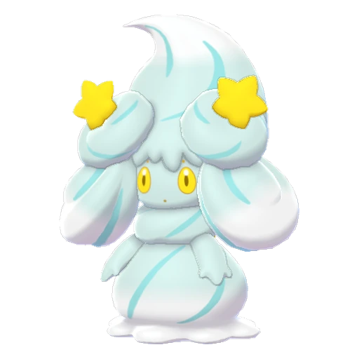 Alcremie Mint Cream Star, Front, in Sword & Shield: The Crown Tundra