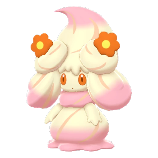 Alcremie Ruby Swirl Flower in Sword & Shield