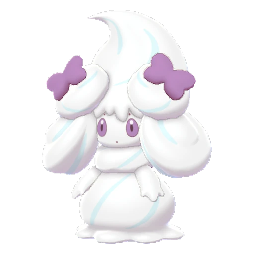 Alcremie Salted Cream Ribbon, Front, in Sword & Shield: The Crown Tundra