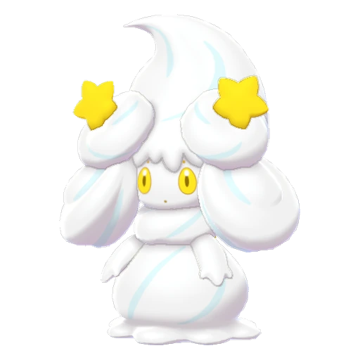 Alcremie Salted Cream Star, Front, in Sword & Shield: The Crown Tundra