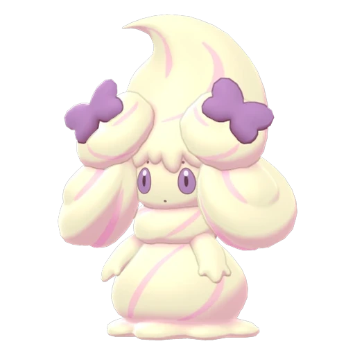 Alcremie Vanilla Cream Ribbon, Front, in Sword & Shield: The Crown Tundra