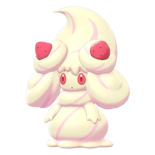 Alcremie Vanilla Cream Strawberry, Front, in Sword & Shield: The Crown Tundra